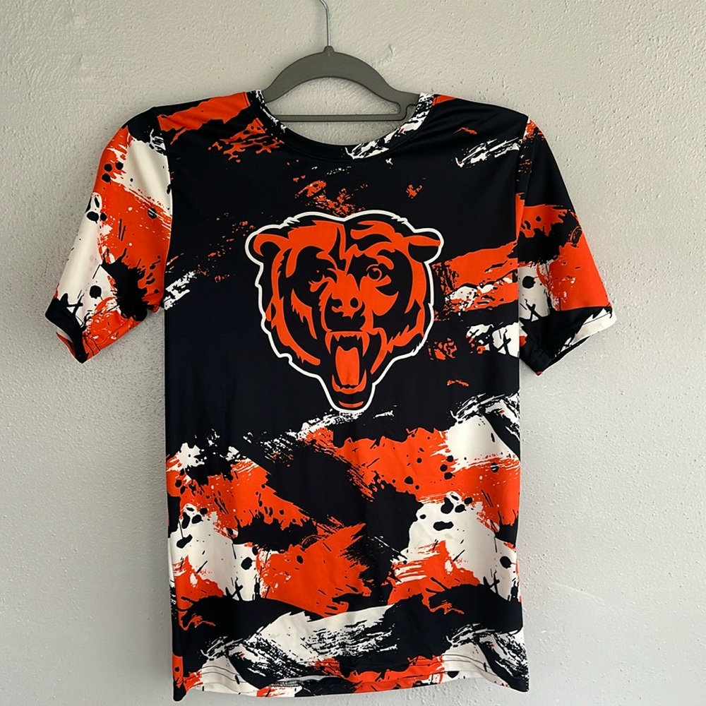 Bears NFL color, splash youth shirt, size 14, 16